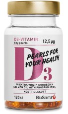 BioSalma D3-vitamin 12,5 ug Tiny Pearls 