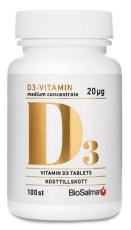BioSalma D3 vitamin Medium Concentrate 20ug