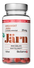 BioSalma Organisk Jern 25mg Chelateret