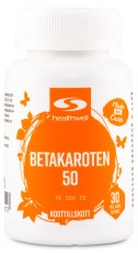 Healthwell Betacaroten 50