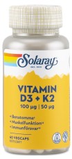 Solaray Vitamin D3 & K2