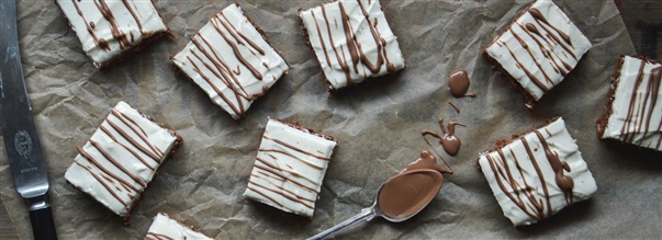 Proteinrig brownie-cheesecake