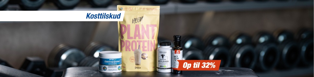 Kosttilskud - Op til 32%