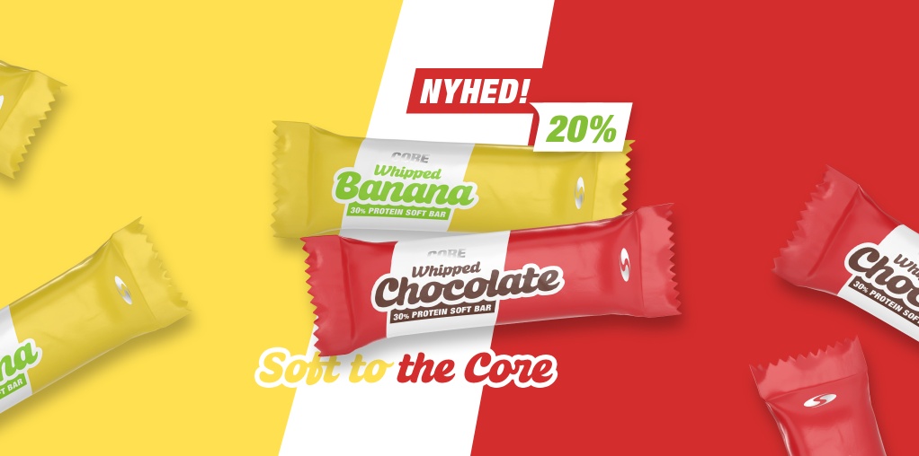 Lancering af Core Whipped Protein Bar - 20%